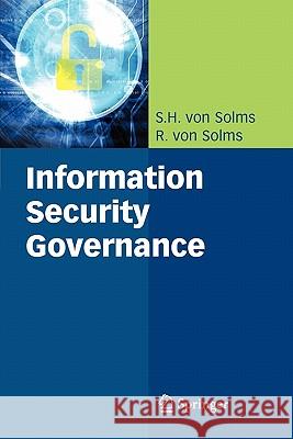 Information Security Governance Springer 9781441946461 Springer - książka