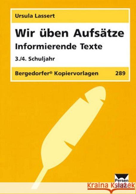 Informierende Texte Lassert, Ursula   9783834423474 Persen im AAP Lehrerfachverlag - książka