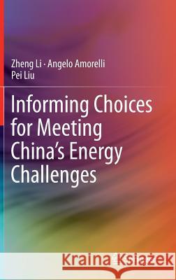 Informing Choices for Meeting China's Energy Challenges Zheng Li Angelo Amorelli Pei Liu 9789811023521 Springer - książka