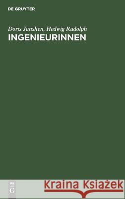 Ingenieurinnen Janshen, Doris 9783110113815 Walter de Gruyter - książka