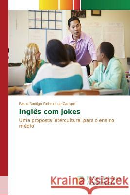 Inglês com jokes Pinheiro de Campos Paulo Rodrigo 9783841707246 Novas Edicoes Academicas - książka