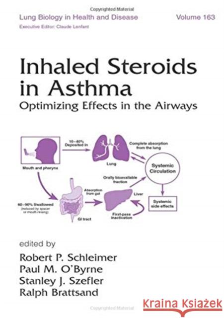 Inhaled Steroids in Asthma: Optimizing Effects in the Airways Schleimer, Robert P. 9780824705855 Informa Healthcare - książka