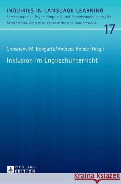 Inklusion Im Englischunterricht Bongartz, Christiane 9783631660218 Peter Lang Gmbh, Internationaler Verlag Der W - książka