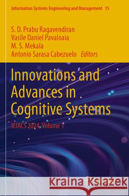 Innovations and Advances in Cognitive Systems  9783031691997 Springer Nature Switzerland - książka