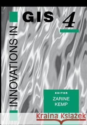 Innovations In GIS Zarine Kemp   9780748406579 Taylor & Francis - książka