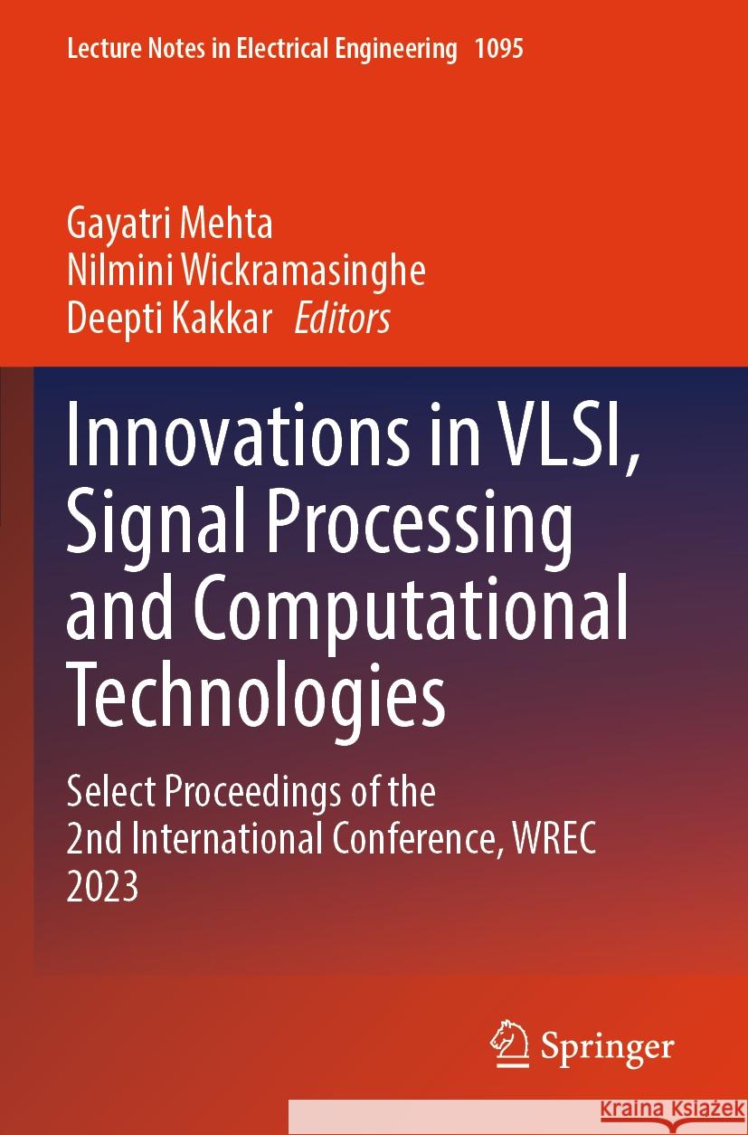 Innovations in VLSI, Signal Processing and Computational Technologies  9789819970797 Springer Nature Singapore - książka