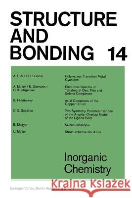 Inorganic Chemistry  9783540061625 Not Avail - książka