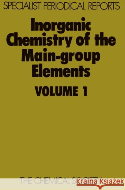 Inorganic Chemistry of the Main-Group Elements: Volume 1 Addison, C. C. 9780851867526 American Institute of Physics - książka