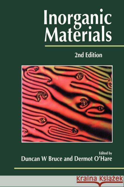 Inorganic Materials Bruce                                    O'Hare                                   Duncan W. Bruce 9780471960362 John Wiley & Sons - książka