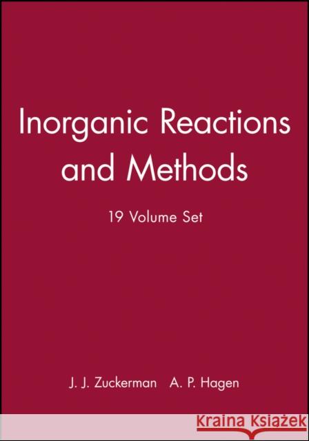 Inorganic Reactions and Methods, Set Hagen, A. P. 9780471186533 Wiley-VCH Verlag GmbH - książka