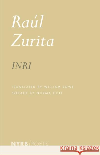 Inri William Rowe 9781681372785 New York Review of Books - książka