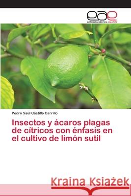 Insectos y ácaros plagas de cítricos con énfasis en el cultivo de limón sutil Castillo Carrillo, Pedro Saúl 9786202253673 Editorial Académica Española - książka