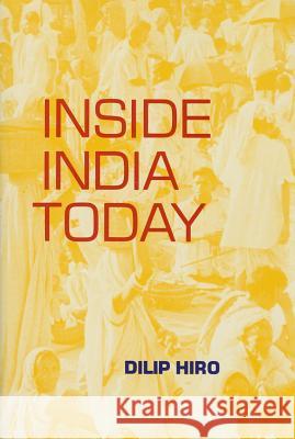 Inside India Today Dilip Hiro 9780853454243 Monthly Review Press - książka