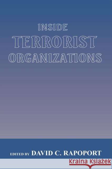 Inside Terrorist Organizations   9780714681795  - książka