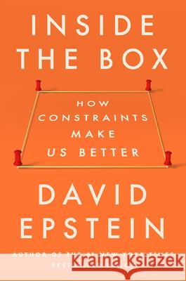 Inside the Box: How Constraints Make Us Better David Epstein 9780593715710 Riverhead Books - książka