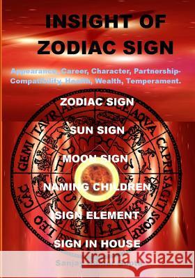 Insight of Zodiac Sign: Zodiac Sign Astrology MR Sanjay Kumar Gupta 9781981135615 Createspace Independent Publishing Platform - książka