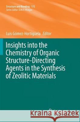 Insights Into the Chemistry of Organic Structure-Directing Agents in the Synthesis of Zeolitic Materials Gómez-Hortigüela, Luis 9783030089559 Springer - książka