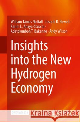 Insights Into the New Hydrogen Economy William James Nuttall Joseph B. Powell Karim L. Anaya-Stucchi 9783031718328 Springer - książka