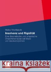 Insolvenz Und Rigidität: Eine Theoretische Und Empirische Ursachenanalyse Auf Basis Von Insolvenzplänen Rindfleisch, Heike 9783834927088 Gabler - książka