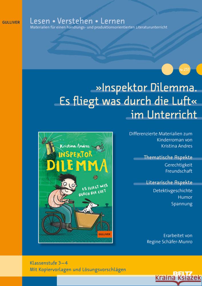 »Inspektor Dilemma« im Unterricht Schäfer-Munro, Regine 9783407824639 Beltz - książka