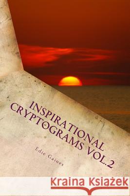 Inspirational Cryptograms Vol. 2 (large print) Rist, Charlene 9781468190878 Createspace - książka