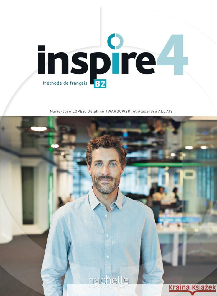 Inspire 4 - Internationale Ausgabe, m. 1 Buch, m. 1 Beilage  9783192633874 Hueber - książka