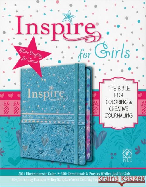 Inspire Bible for girls Tyndale 9781496426659 Tyndale House Publishers - książka