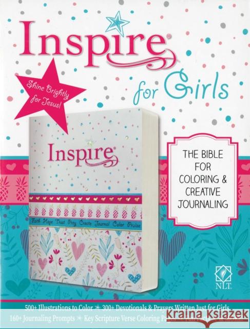 Inspire Bible for Girls NLT  9781496426611 Tyndale House Publishers - książka