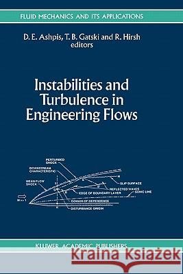 Instabilities and Turbulence in Engineering Flows D. Ashpis Thomas B. Gatski R. Hirsh 9780792321613 Springer - książka