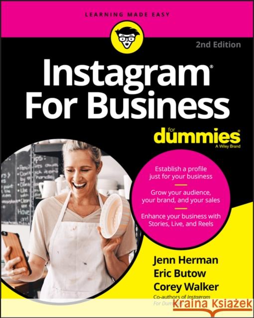 Instagram For Business For Dummies Corey Walker 9781119696599 John Wiley & Sons Inc - książka