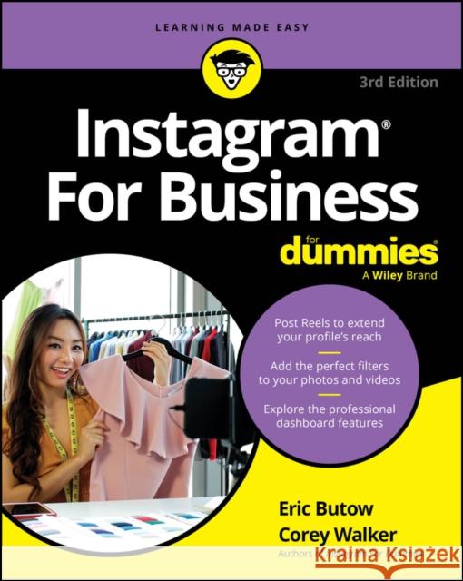 Instagram For Business For Dummies Corey Walker 9781394279623 John Wiley & Sons Inc - książka