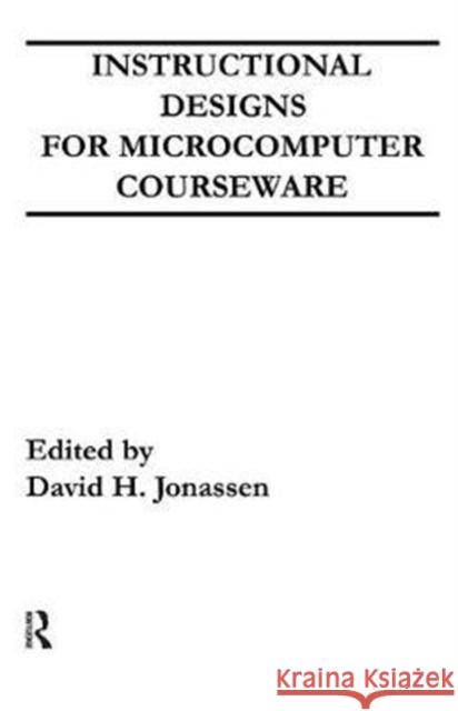 Instruction Design for Microcomputing Software  9781138455467  - książka
