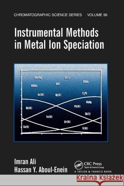 Instrumental Methods in Metal Ion Speciation Imran Ali Hassan Y. Aboul-Enein  9780367453800 CRC Press - książka