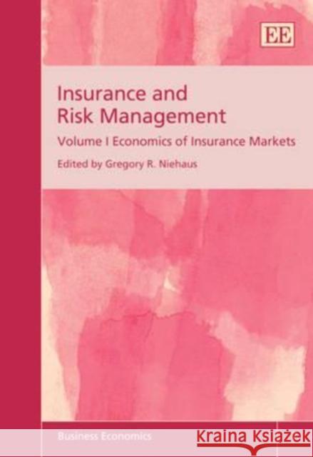 INSURANCE AND RISK MANAGEMENT  9781847203335 EDWARD ELGAR PUBLISHING LTD - książka