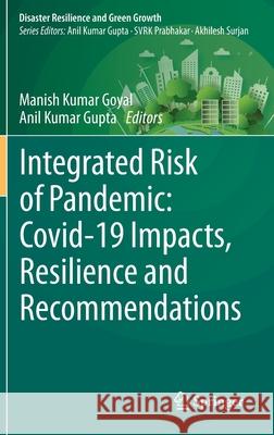 Integrated Risk of Pandemic: Covid-19 Impacts, Resilience and Recommendations Indian Institute of Technology Indore    National Institute of Disaster Managemen 9789811576782 Springer - książka