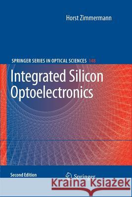 Integrated Silicon Optoelectronics Horst Zimmermann 9783642260865 Springer-Verlag Berlin and Heidelberg GmbH &  - książka