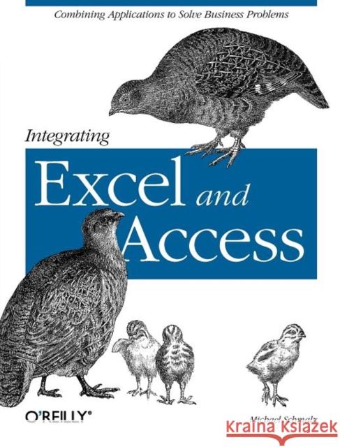 Integrating Excel and Access: Combining Applications to Solve Business Problems Schmalz, Michael 9780596009731 O'Reilly Media - książka