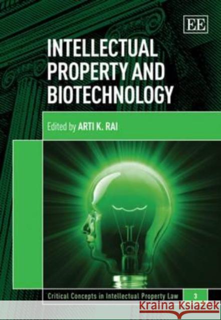 Intellectual Property and Biotechnology  9781848442610 Edward Elgar Publishing Ltd - książka