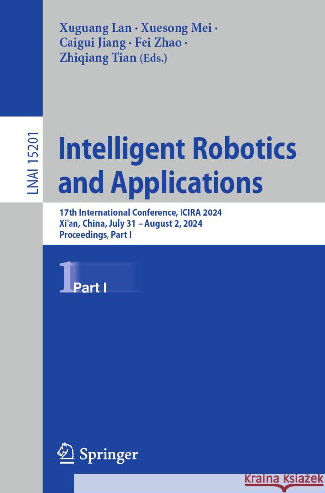 Intelligent Robotics and Applications  9789819607709 Springer - książka