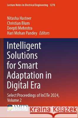 Intelligent Solutions for Smart Adaptation in Digital Era  9789819781959 Springer - książka