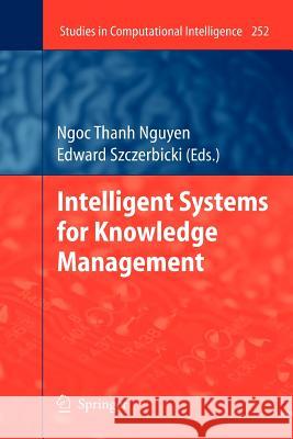 Intelligent Systems for Knowledge Management  9783642260636 Springer - książka