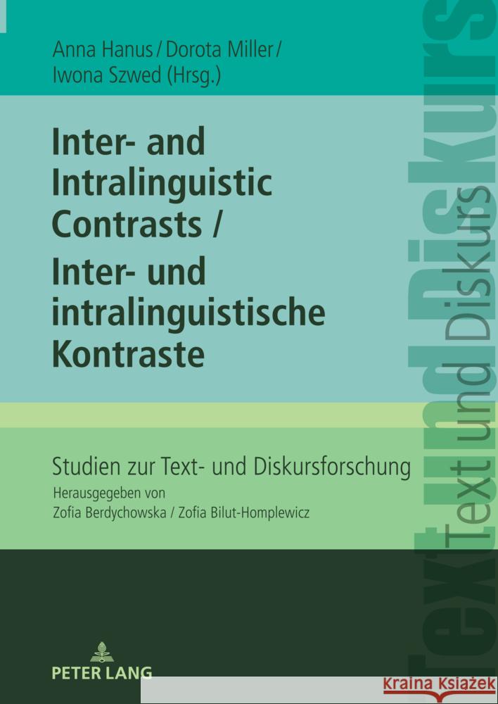 Inter- and Intralinguistic Contrasts / Inter- und intralinguistische Kontraste  9783631880746 Peter Lang - książka