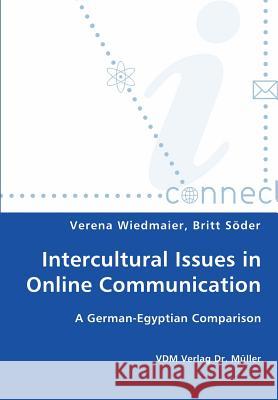 Intercultural Issues in Online Communication Verena Wiedmaier Britt Sder 9783836412360 VDM Verlag - książka