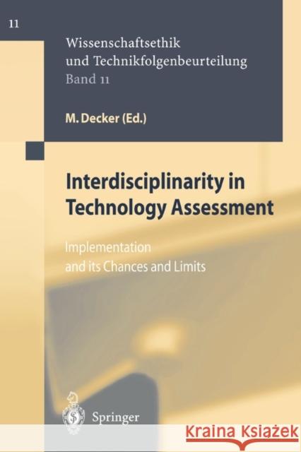 Interdisciplinarity in Technology Assessment: Implementation and Its Chances and Limits Wütscher, F. 9783642076718 Not Avail - książka