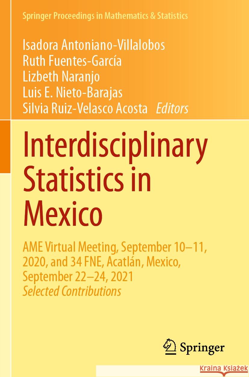 Interdisciplinary Statistics in Mexico  9783031127809 Springer International Publishing - książka