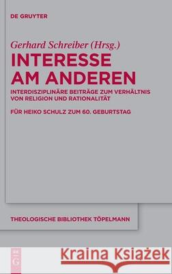 Interesse am Anderen Gerhard Schreiber 9783110659580 De Gruyter - książka