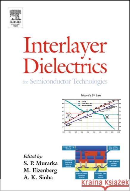 Interlayer Dielectrics for Semiconductor Technologies Shyam Muraka S. P. Murarka M. Eizenberg 9780125112215 Academic Press - książka