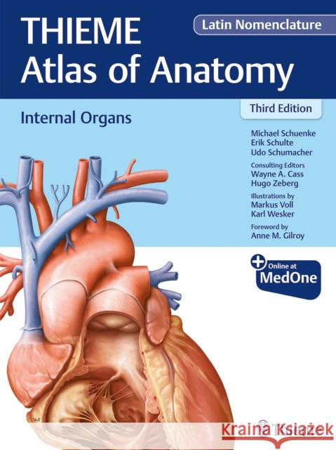 Internal Organs (Thieme Atlas of Anatomy), Latin Nomenclature Michael Schuenke Erik Schulte Udo Schumacher 9781684200825 Thieme Medical Publishers - książka