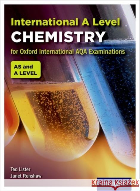 International A Level Chemistry for Oxford International AQA Examinations Ted Lister Janet Renshaw  9780198376026 Oxford University Press - książka