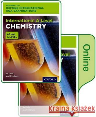International A Level Chemistry for Oxford International AQA Examinations Ted Lister Janet Renshaw  9780198411772 Oxford University Press - książka